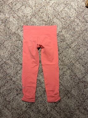 lululemon athletica Coral-Pink Seam Detail Leggings